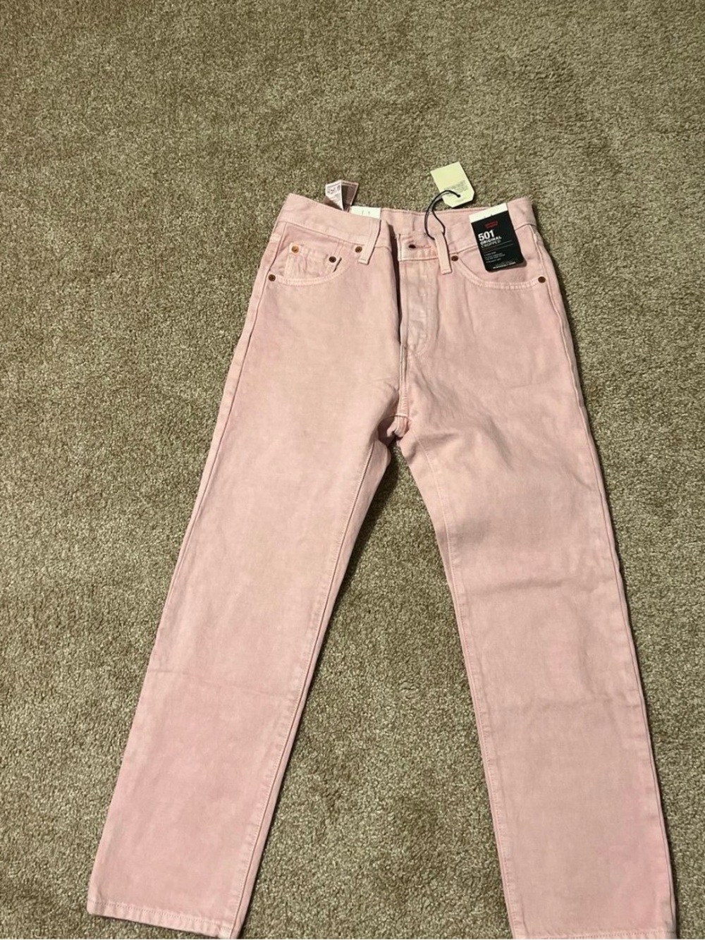 Levi's Pink Straight-Leg Women's Jeans